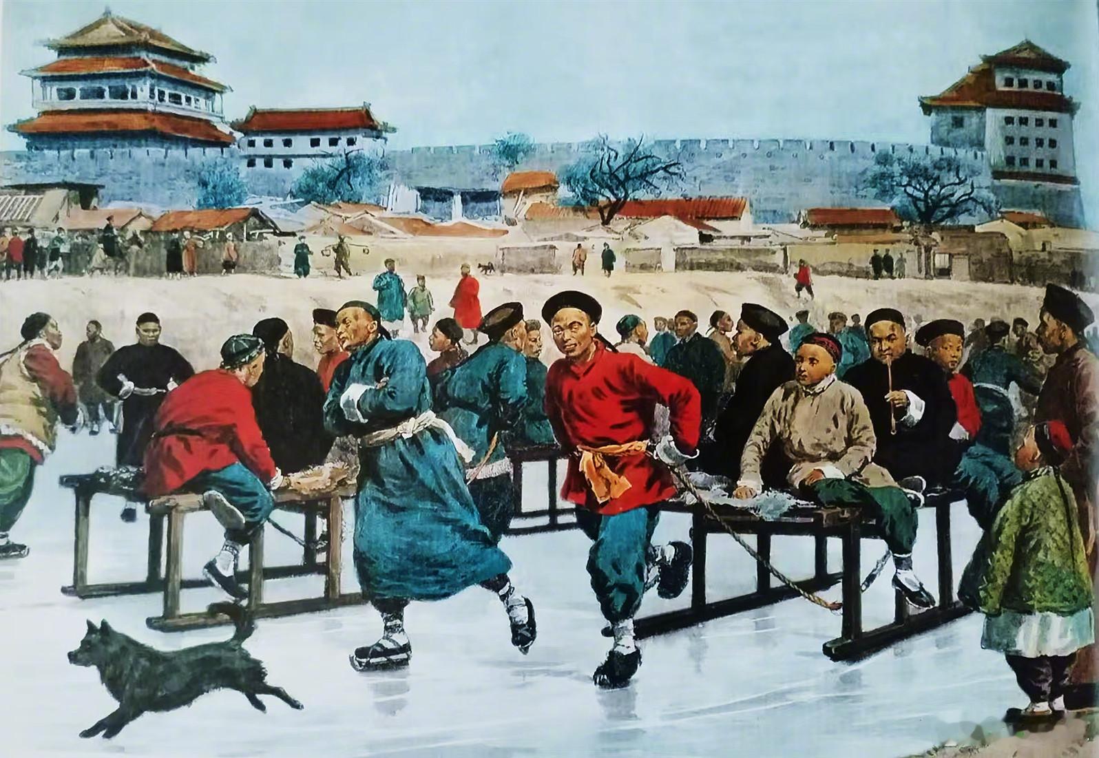 今天大雪节气，看到老马（未都）在聊节气的内容中谈到了北京冬天滑冰的乐趣。由此想到