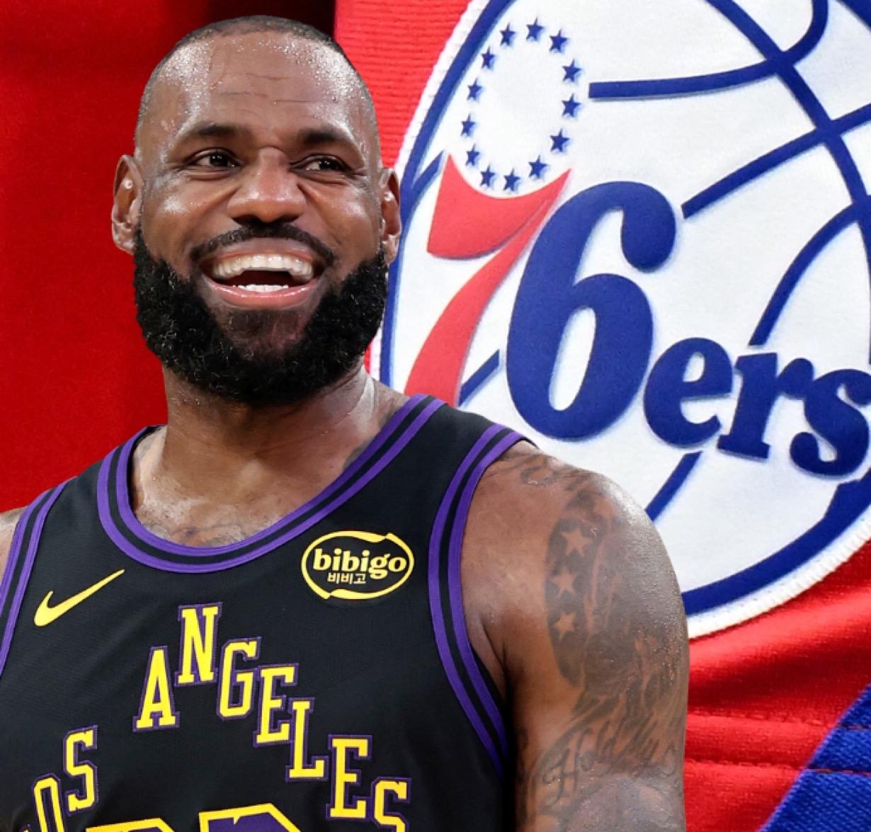 勒布朗·詹姆斯将与费城76人队征战他的第24个NBA赛季，他称这一决定是退役前的