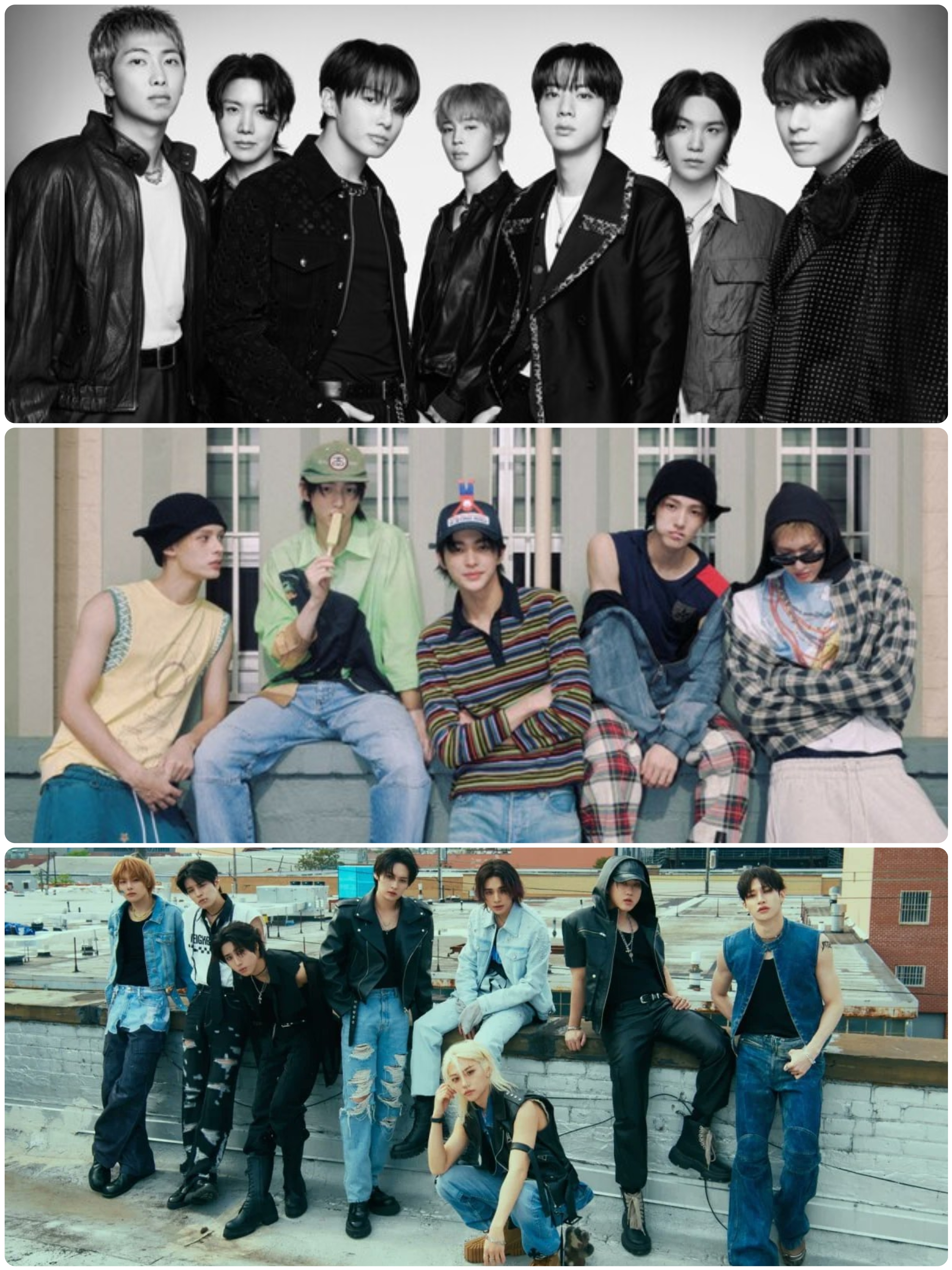 7月Kpop男团品牌评价排名1. BTS2. CORTIS3. Stray Ki