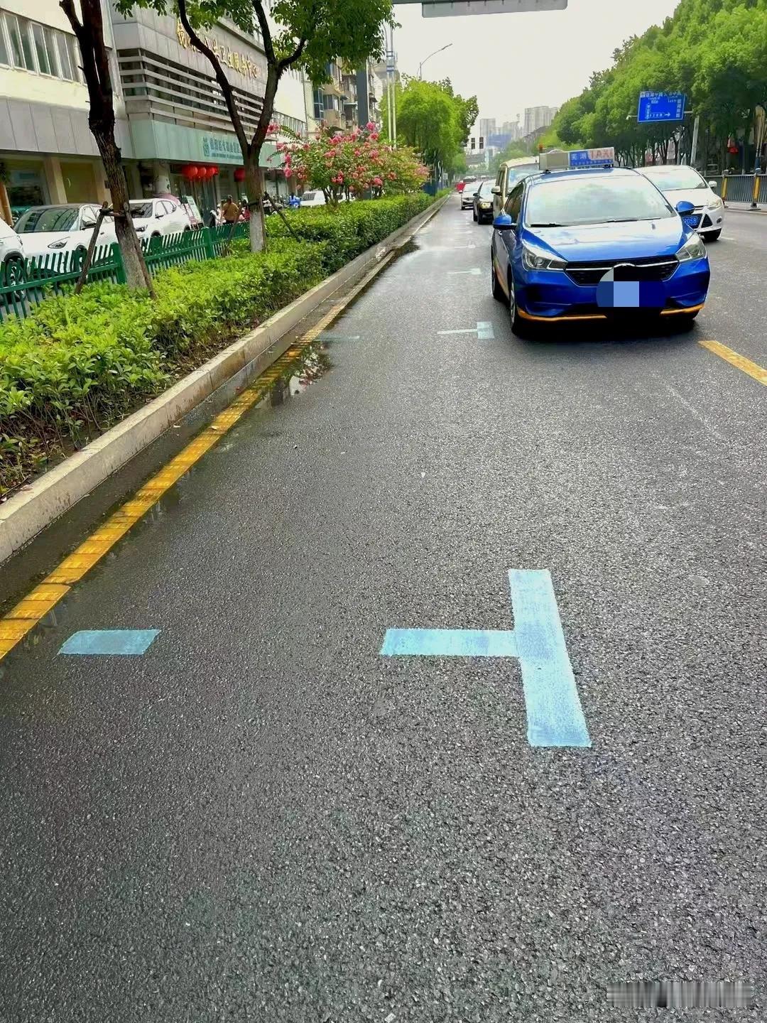 主干道这个标识是停车位吗？边上还是黄线，确定能停？[捂脸][捂脸]