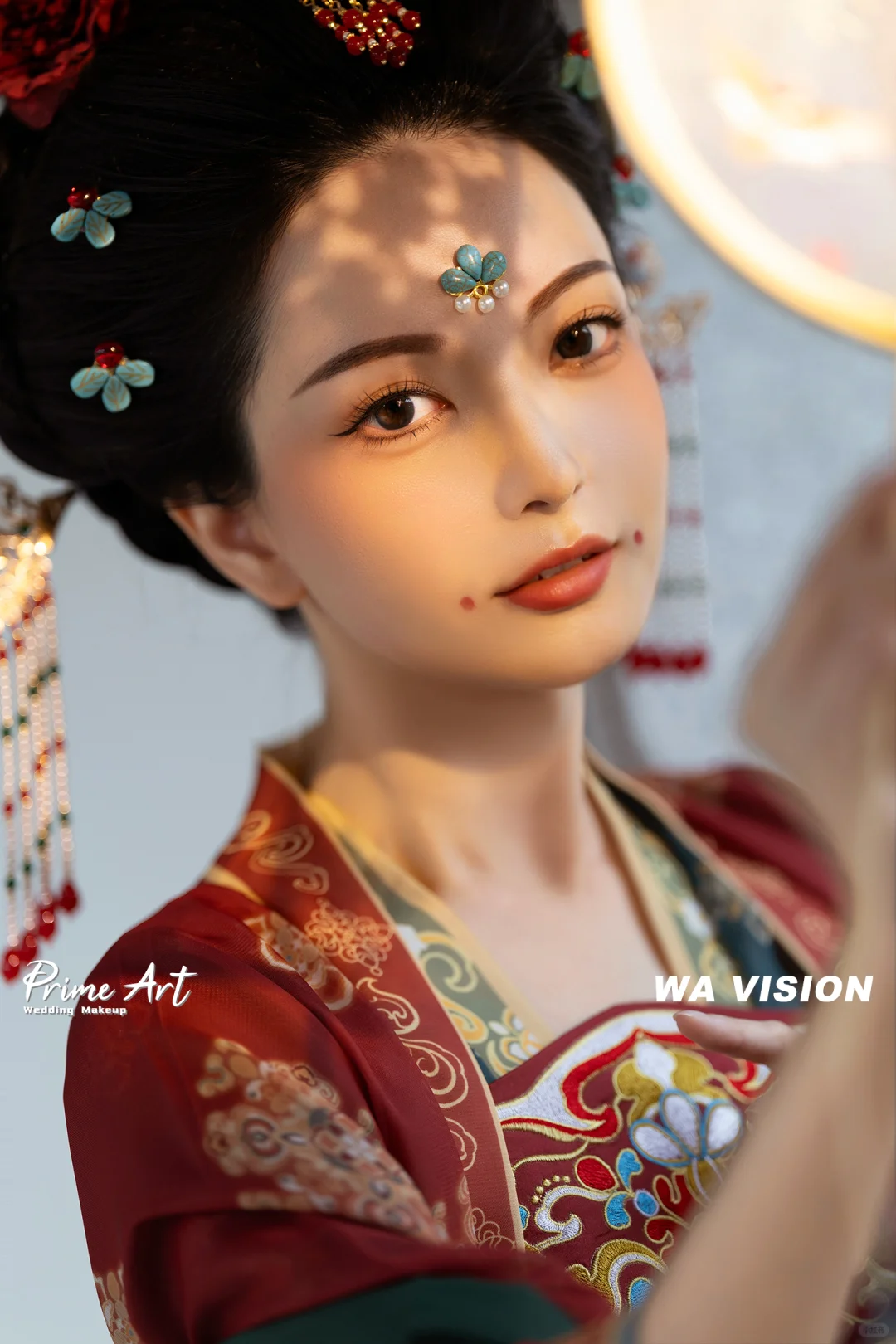 在文化馆拍一组国色芳华
