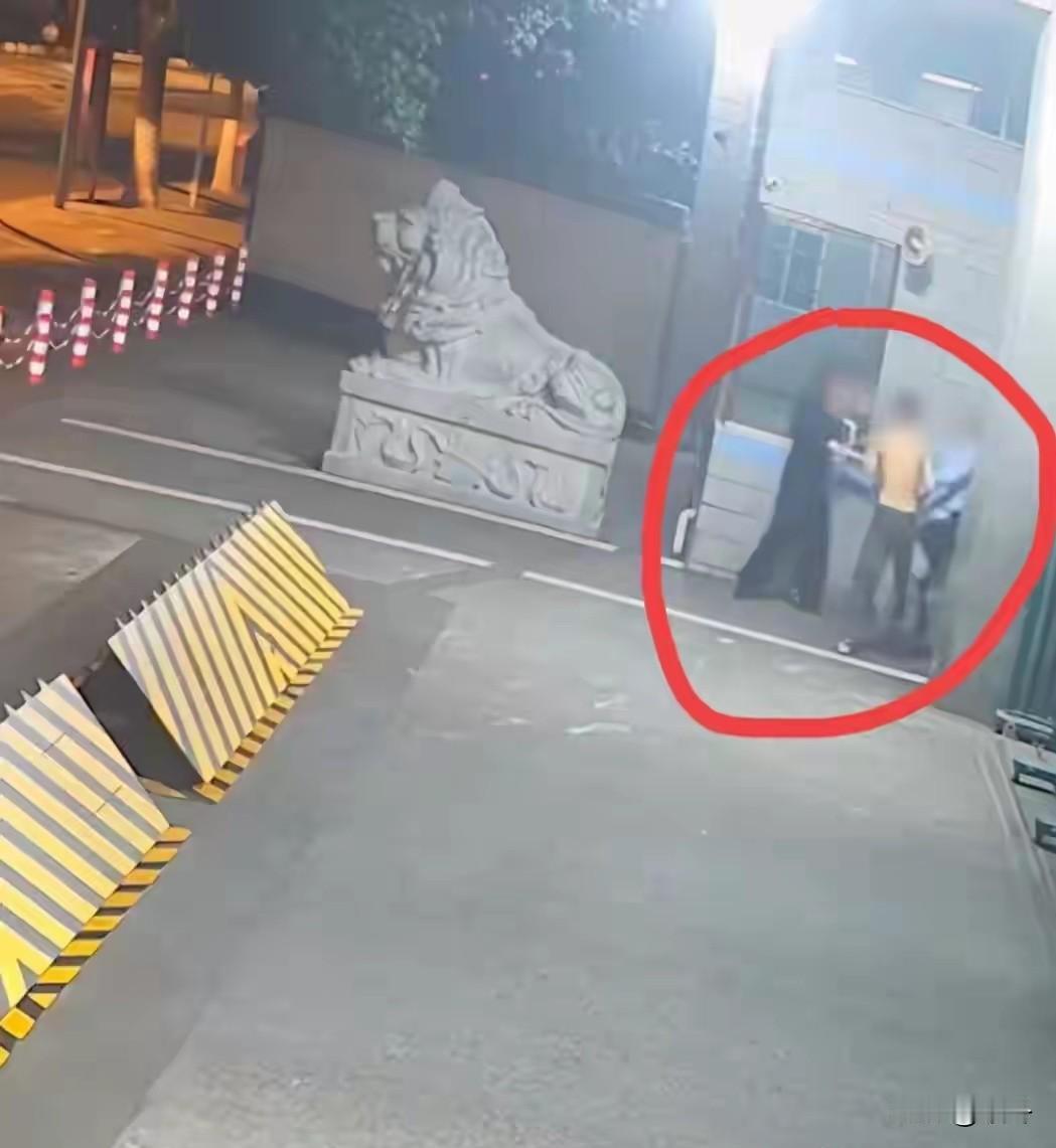 被人追打疯跑冲向武警大门，哨兵一现身，这帮恶人当场腿软不敢越线
 
半夜街头发生