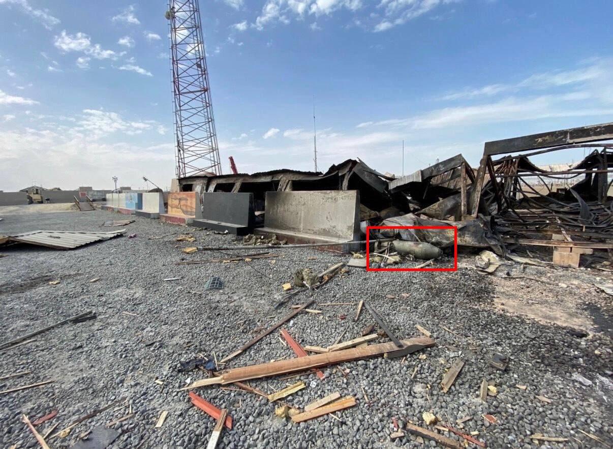 普遍认为伊朗对科威特营地的轰炸是无人机的战果，6 名美国军人丧生。但是有人从现场