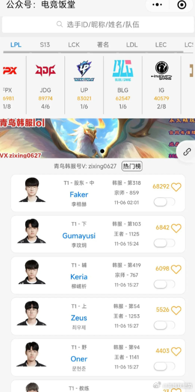 Daney的人脉还是强呀报！wbg又在和t1约训练赛了现在blg和jdg的队员都