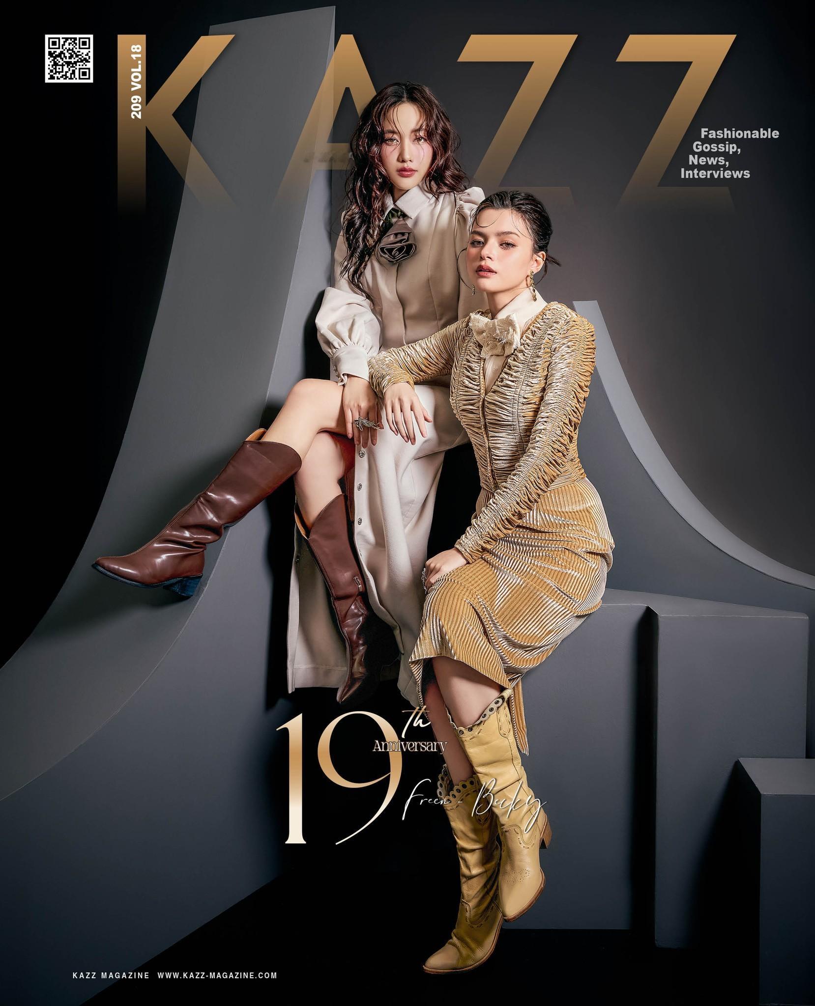 演员Freen、Becky登上《KAZZ Magazine》ISSUE 209封