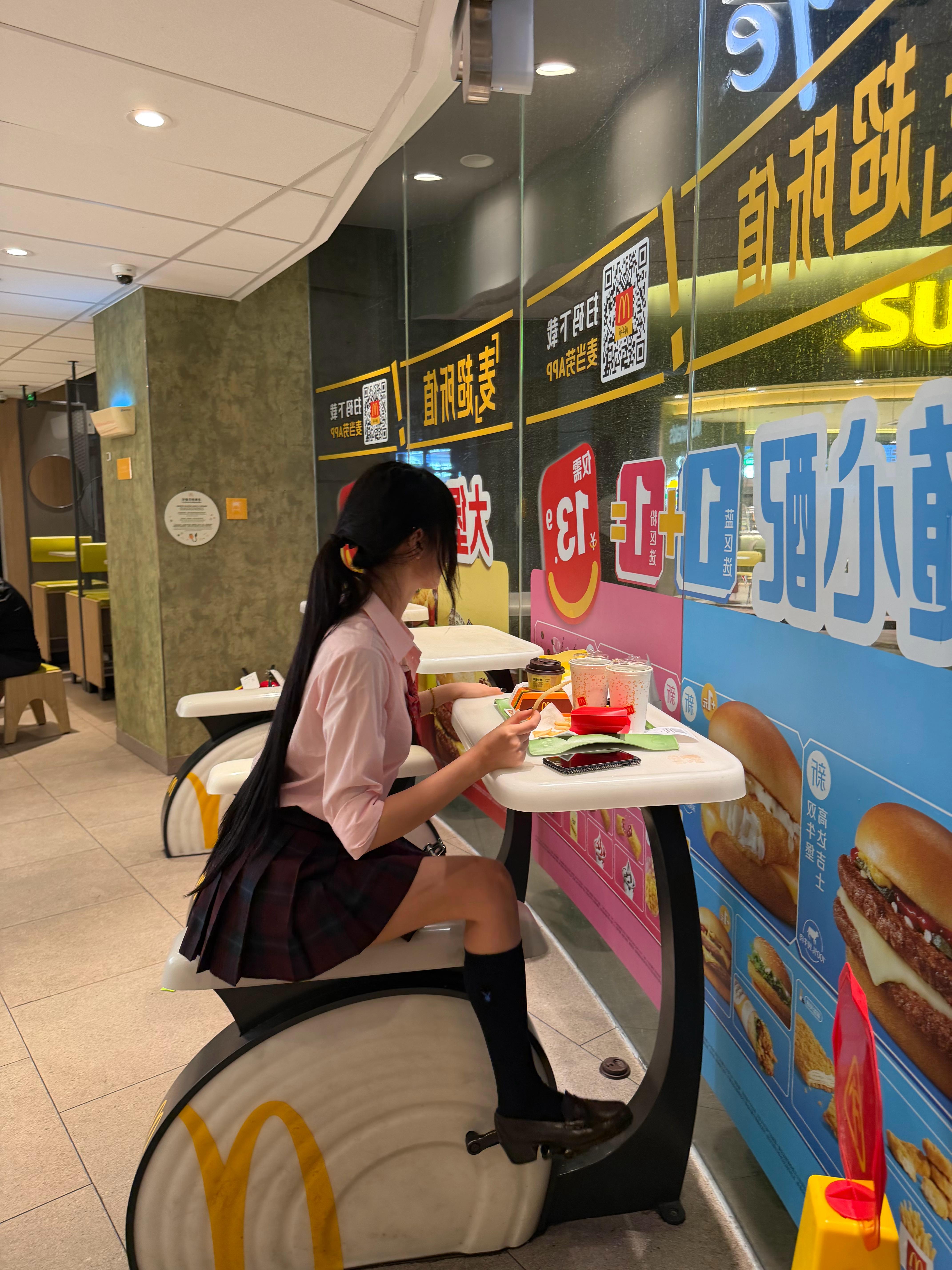 我在麦当劳健身 