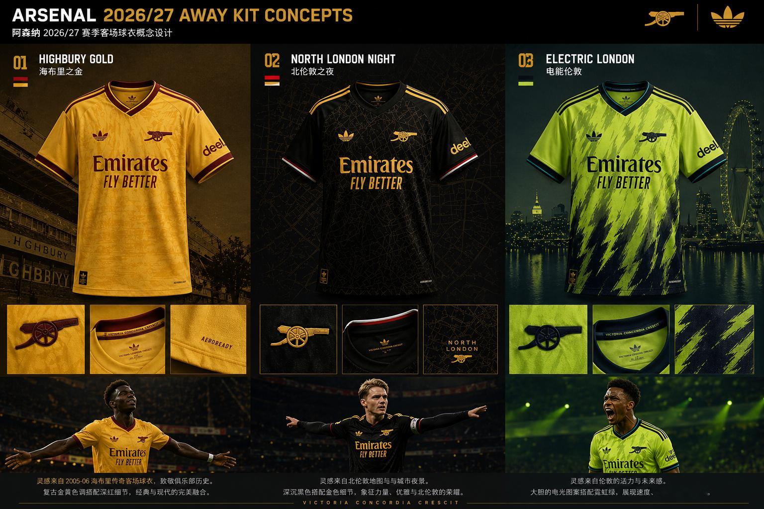 尝试用ChatGPT Images 2.0设计了3款客场球衣。 