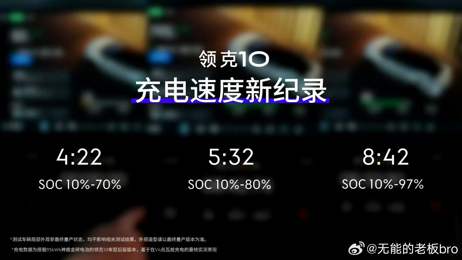 领克10    10%-70%只花了4分22秒！峰值功率直接干到595kW，电流