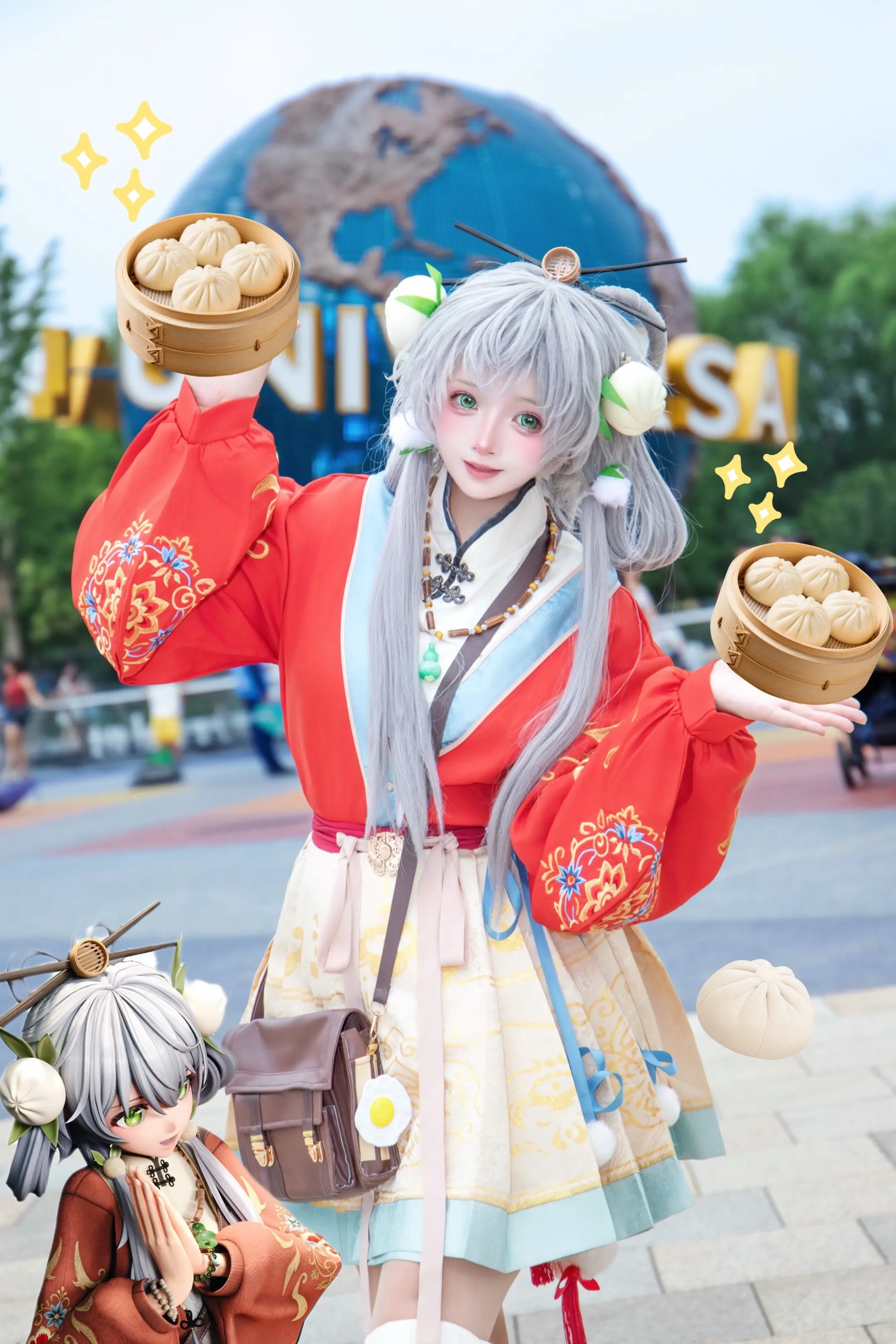 有人想吃小笼包嘛～🥢。📷