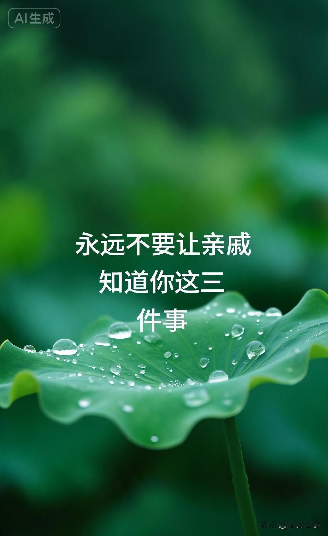 永远不要让亲戚知道你这三件事

亲戚，是血缘赋予的关系，却不是所有事都能共享的。