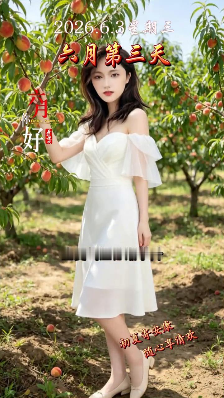 六月第三天，初夏寄安康。
早上好，风雨随缘，喜乐由心，添一份安然，也送上我的一份