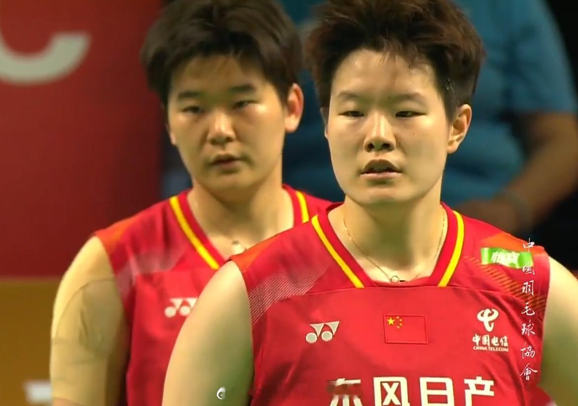 尤杯国羽vs韩国尤杯 决赛 中国 0-1 韩国女双 刘圣书 谭宁 11-9 郑娜