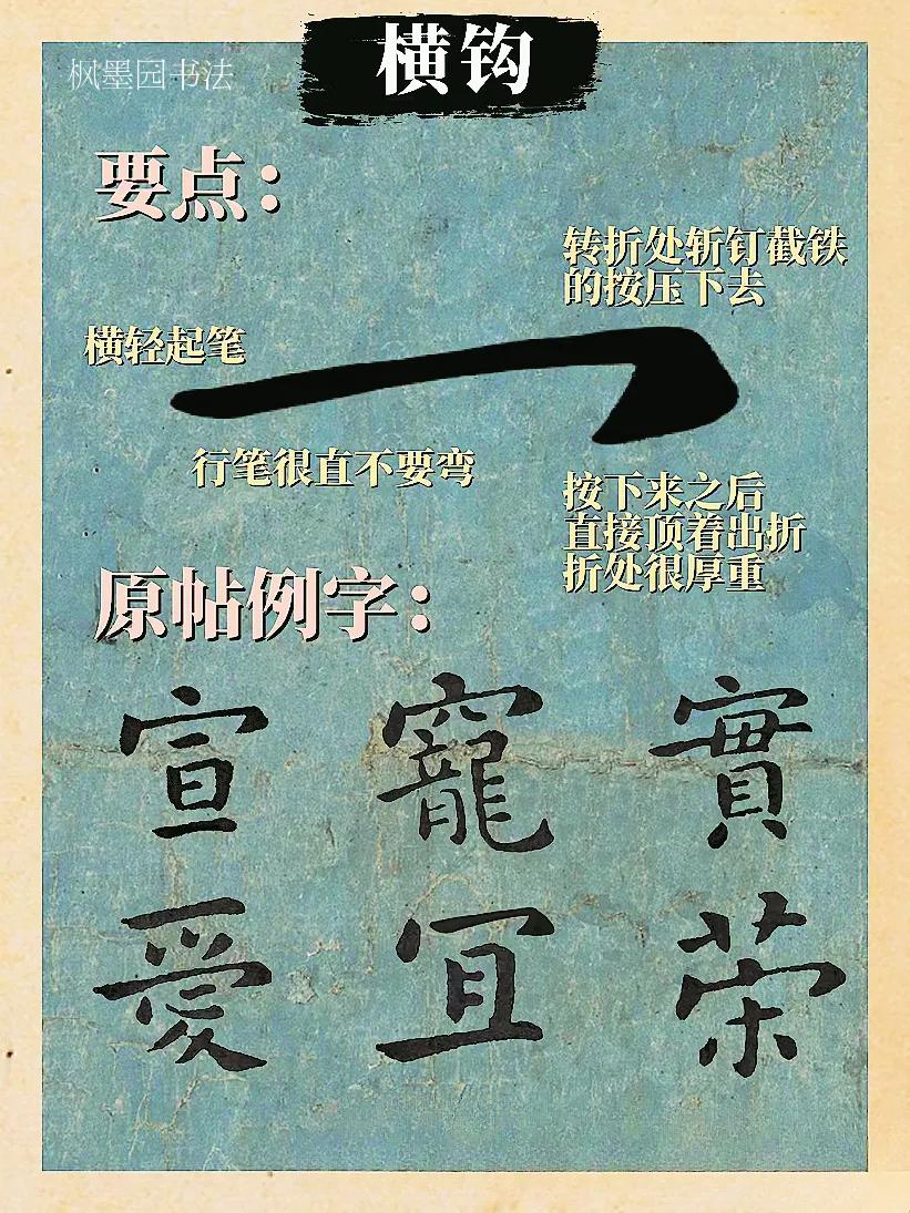 钟繇小楷《宣示表》教程：点画篇（四）
掌握了笔画的基本形态，还要了解其在不同字中