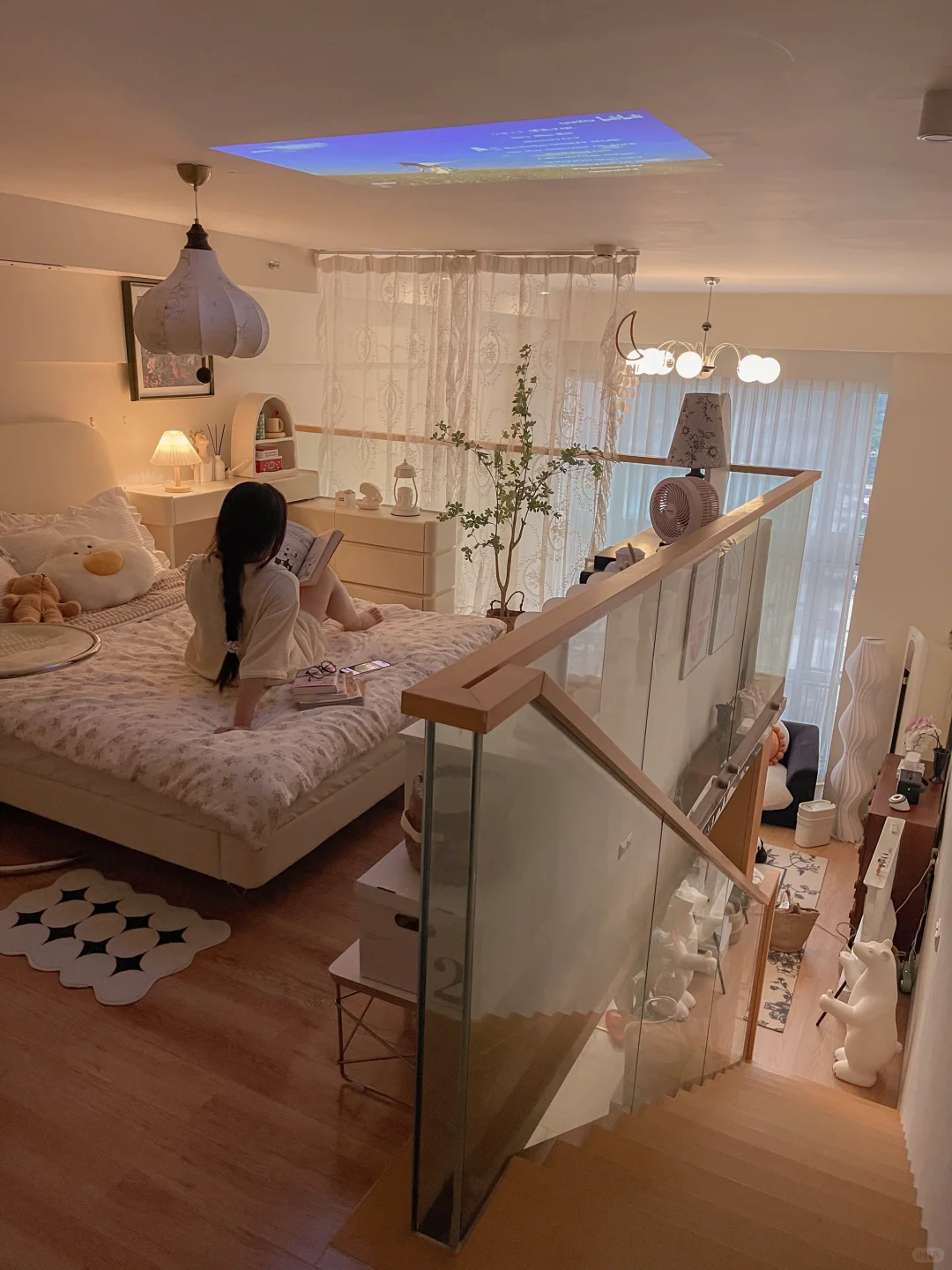 ins奶油loft☁️住进了小时候的梦中情房🏠