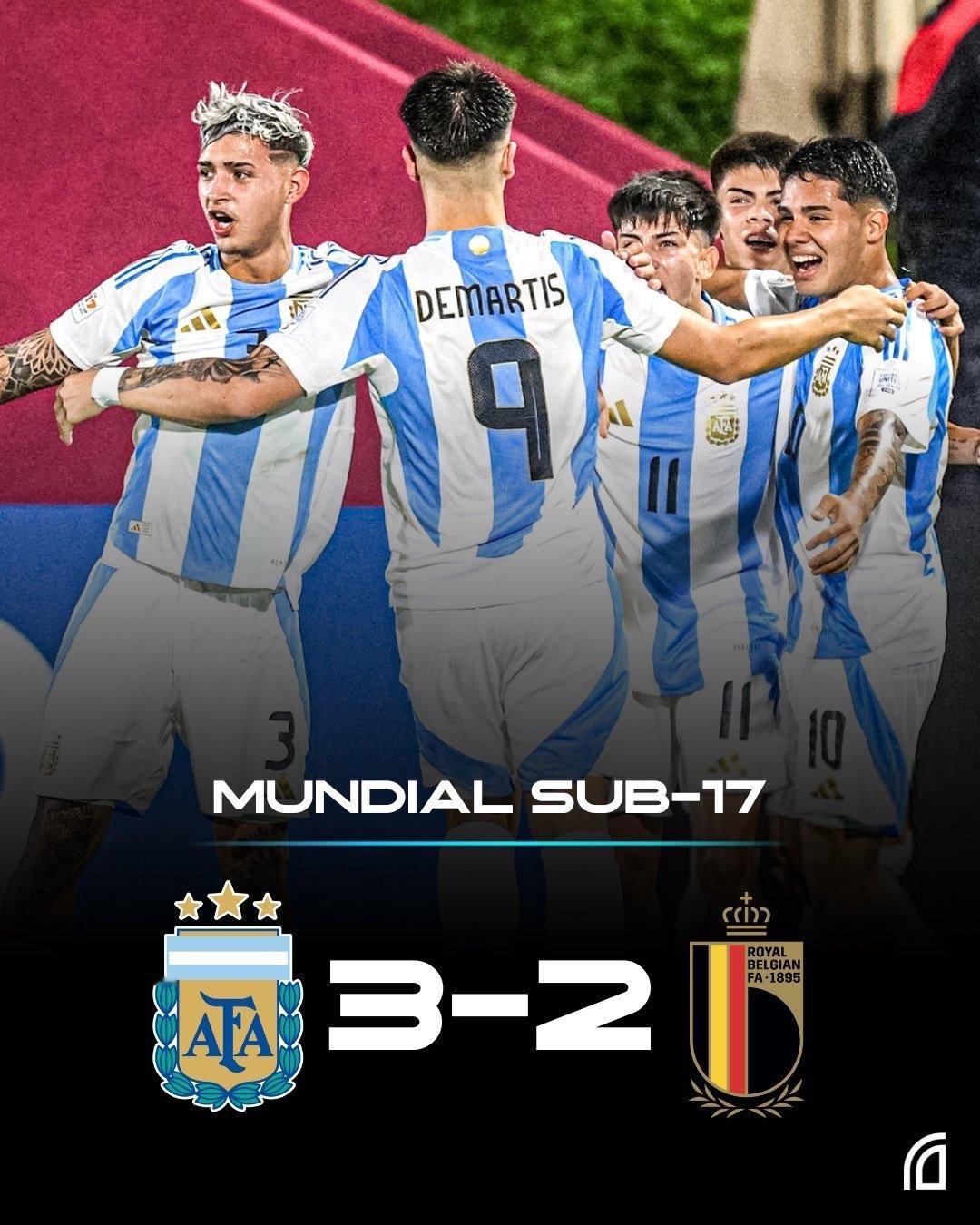 🇦🇷 阿根廷u17 国家队在u17世界杯 首战告捷！面对强劲对手取得重要胜利
