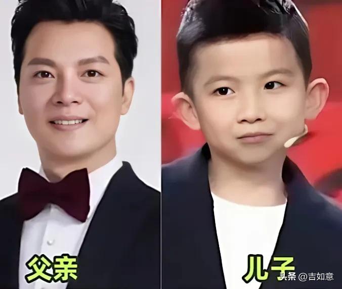 任鲁豫和他儿子这对父子，简直帅得离谱！任鲁豫在主持界可是出了名的英俊，形象端庄大