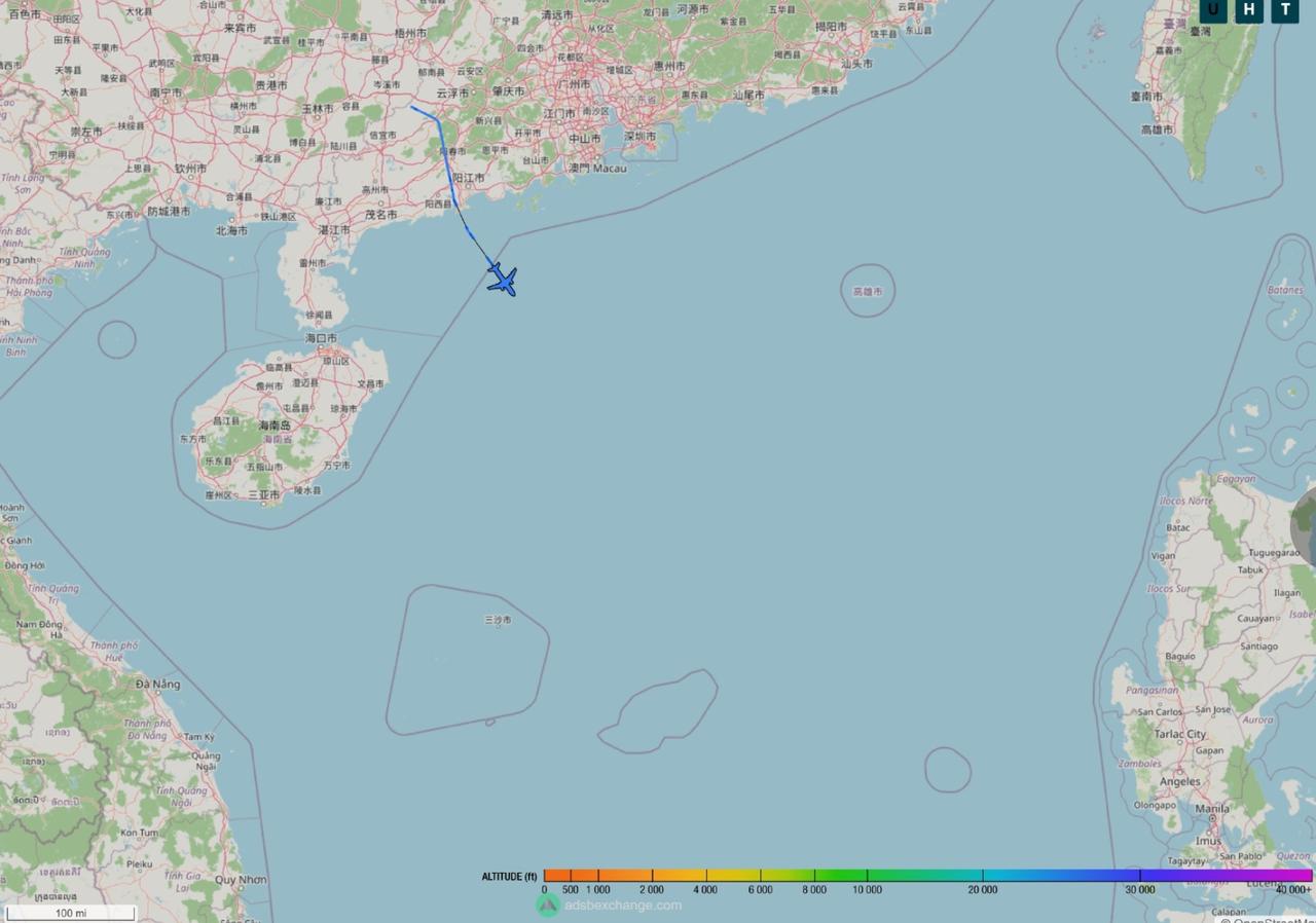 六爷出动了。

7月24日晚上，7月26日早上，六爷“亮明身份”，直飞南海。
