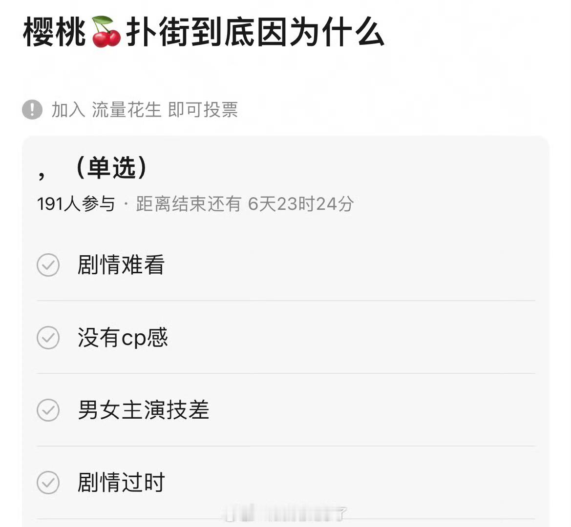 《樱桃琥珀》播放量没起来原因是什么？🤔樱桃琥珀原著 避孕药 ​​​