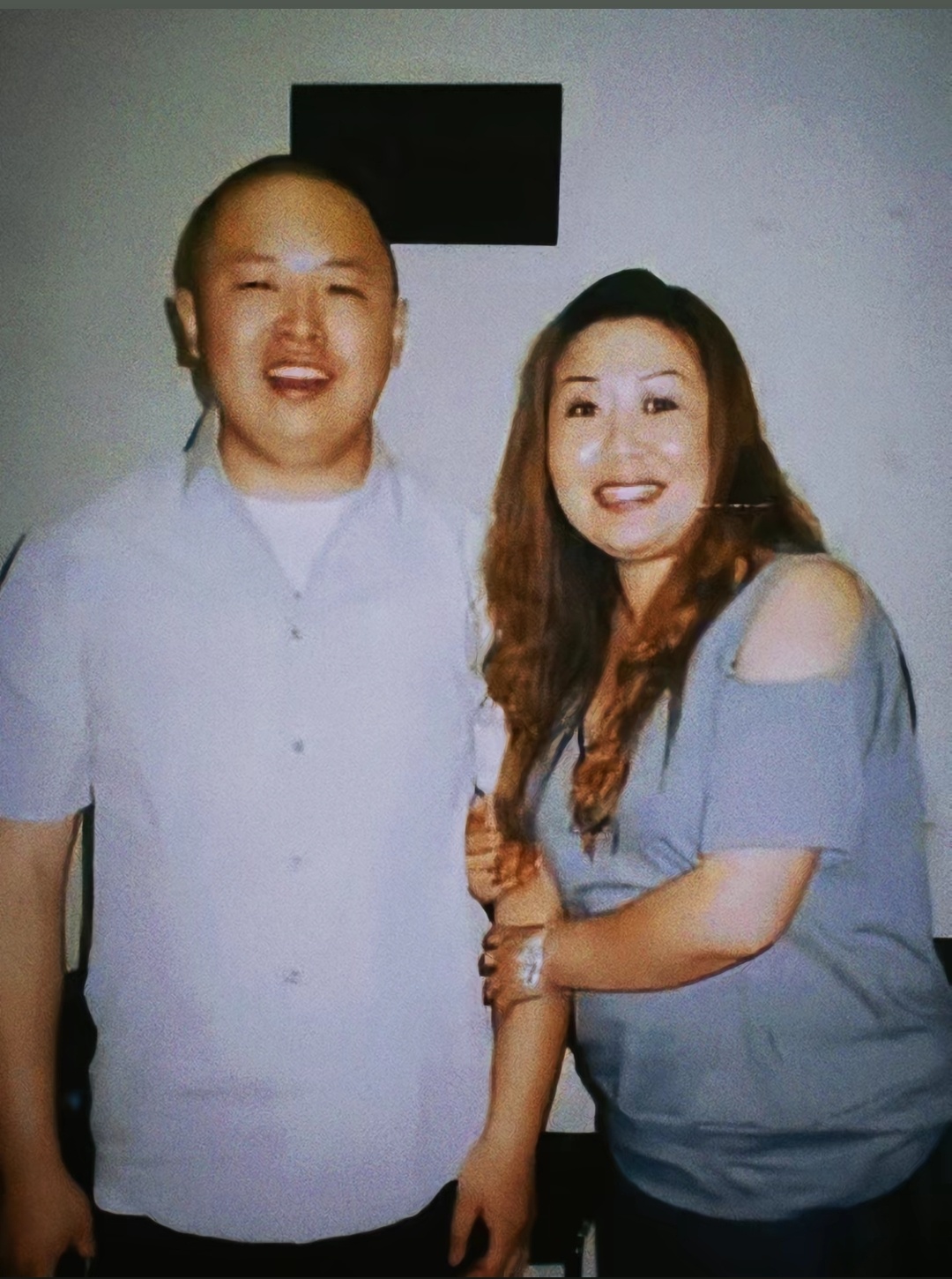 阎鹤祥和师娘王惠。 