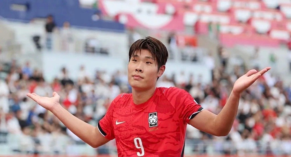名古屋亚运会男足半决赛，韩国U23以2‑1逆转中国U23闯入决赛。打入扳平一球的