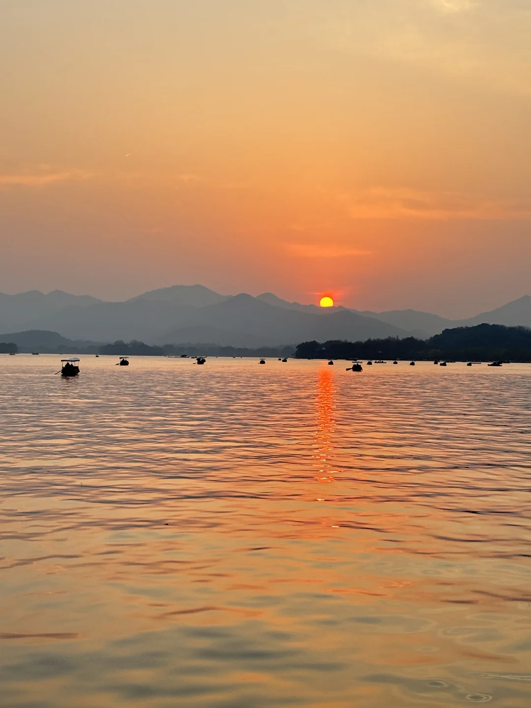 落日橘色浪漫