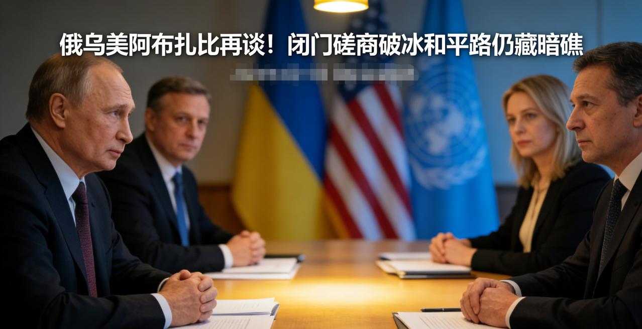 俄乌美2月1日阿布扎比再谈！闭门磋商破冰和平路仍藏暗礁
 
俄乌美首轮阿布扎比三