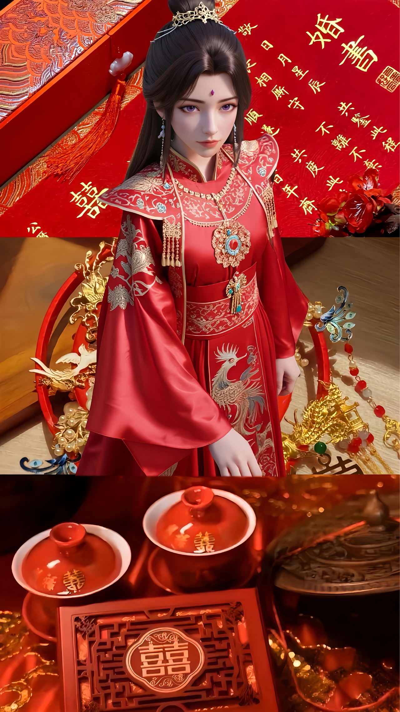 完美世界  清漪【精美壁纸】这么喜庆的画面，曾经的石国皇宫出现过！ ​​​