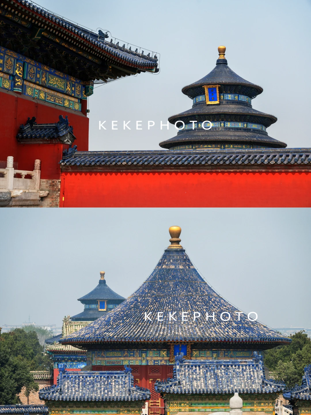 天坛，没有选择网红机位，走到哪拍哪