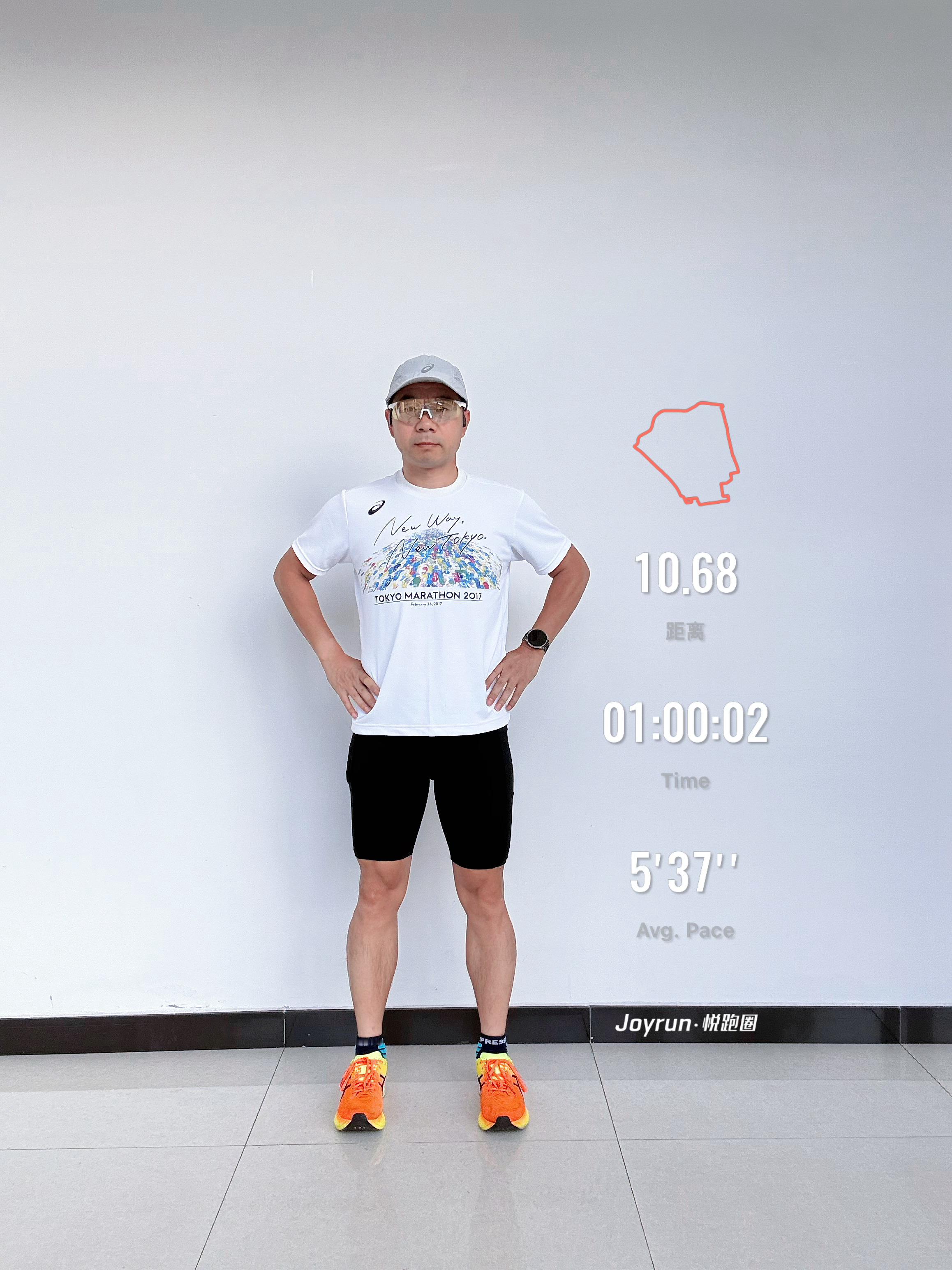 跑步运动打卡跑好每一步再上新征途挑战跑步100天上衣不重样 Day83，今天早上