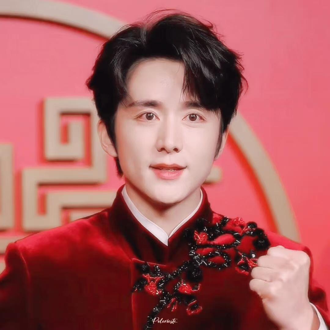 张新成央视新闻镜头状态 张新成在央视新闻镜头里穿红装亮相，从容淡定，笑容恰到好处