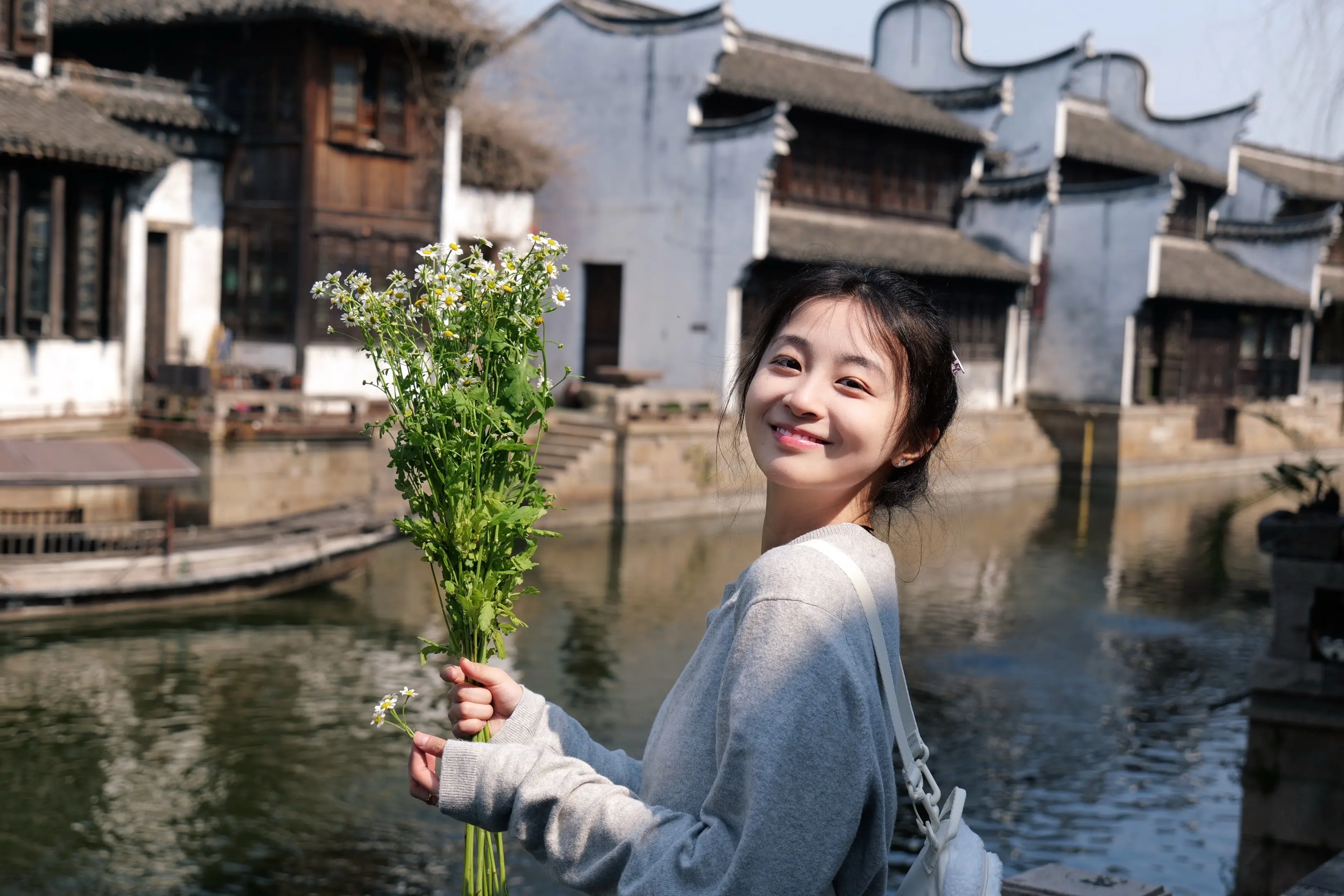 小瞧嘉兴游客照。
