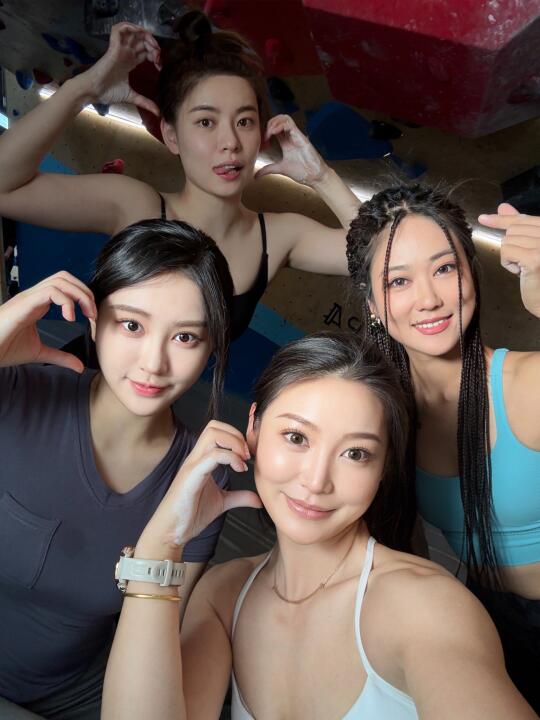 和攀岩女孩的快乐⛰️