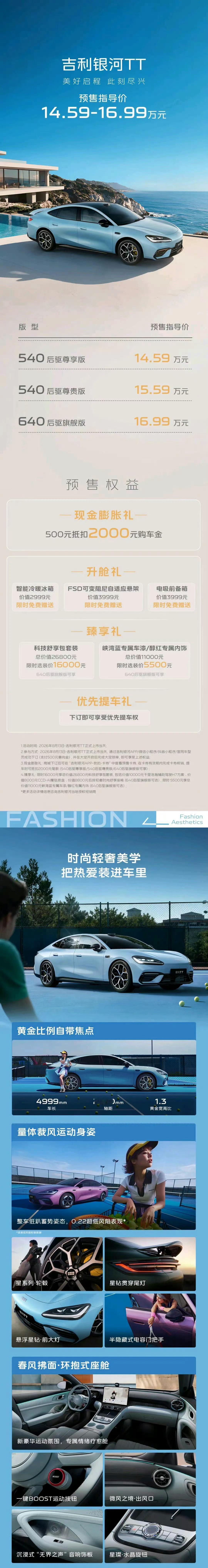 这个价位这个颜值还能说啥呢？吉利银河 TT