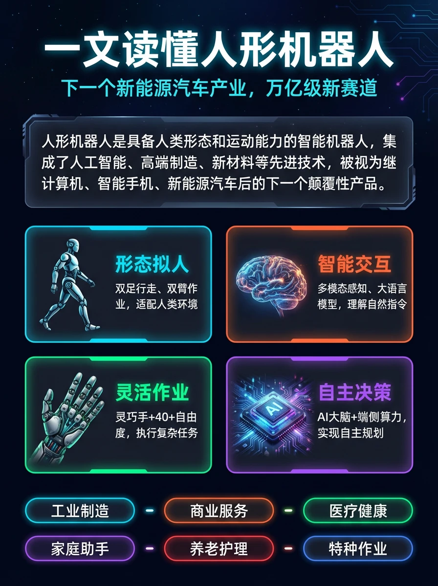 行业图解系列｜人形机器人