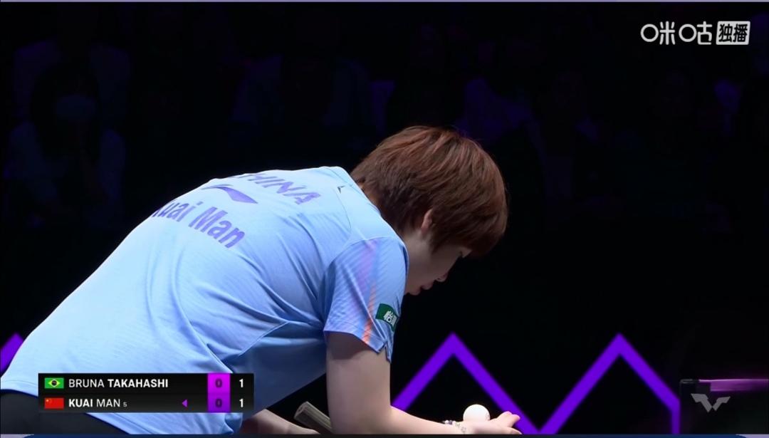 蒯曼3：1胜巴西高桥，晋级八强！将与孙颖莎争夺四强席位！


WTT重庆冠军赛女