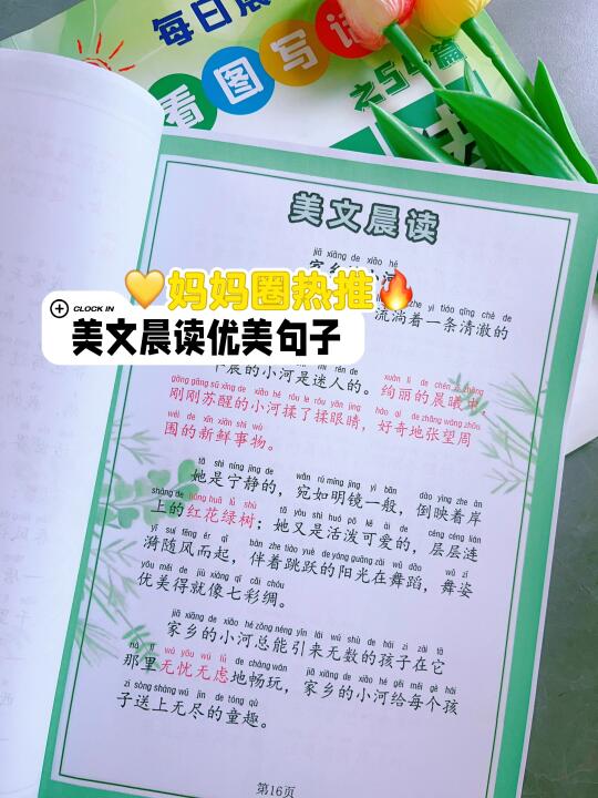 小学今日晨读📔不会安排晨读计划的看过来🎵