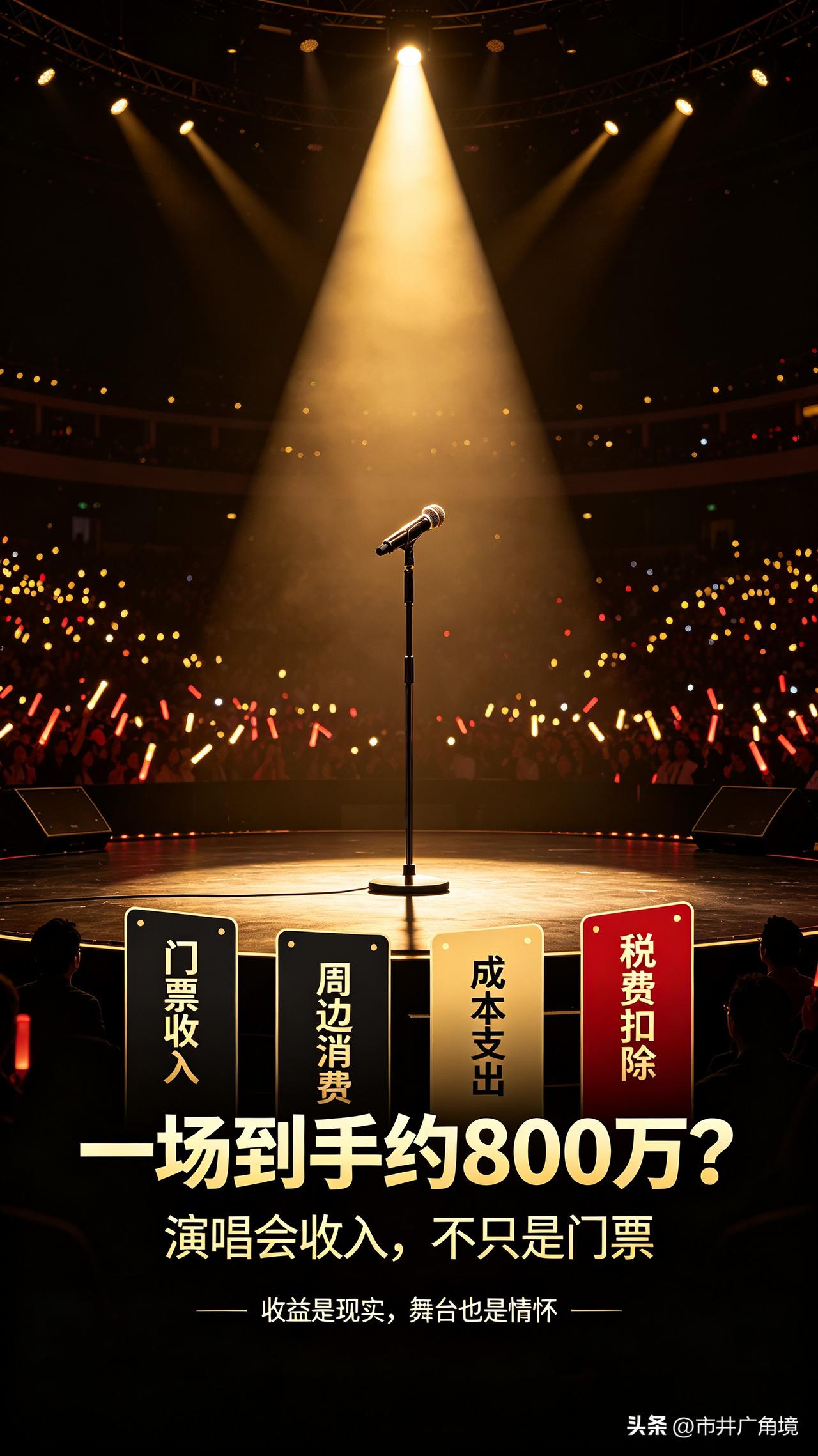 一场演唱会到手800万？张学友拼命巡演，不只是热爱
 
很多人疑惑，为什么现在老