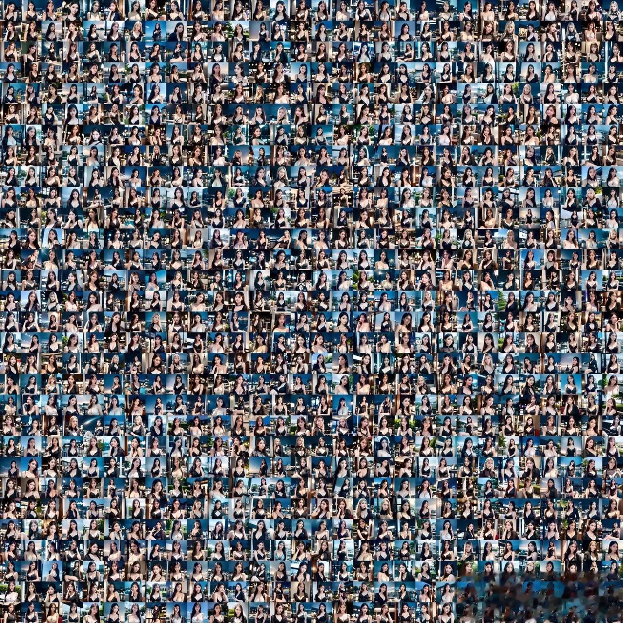 挑战眼力，谁能找到里边小姐姐吃西瓜的照片？[耶]据说大数据都会把照片推送给视力好