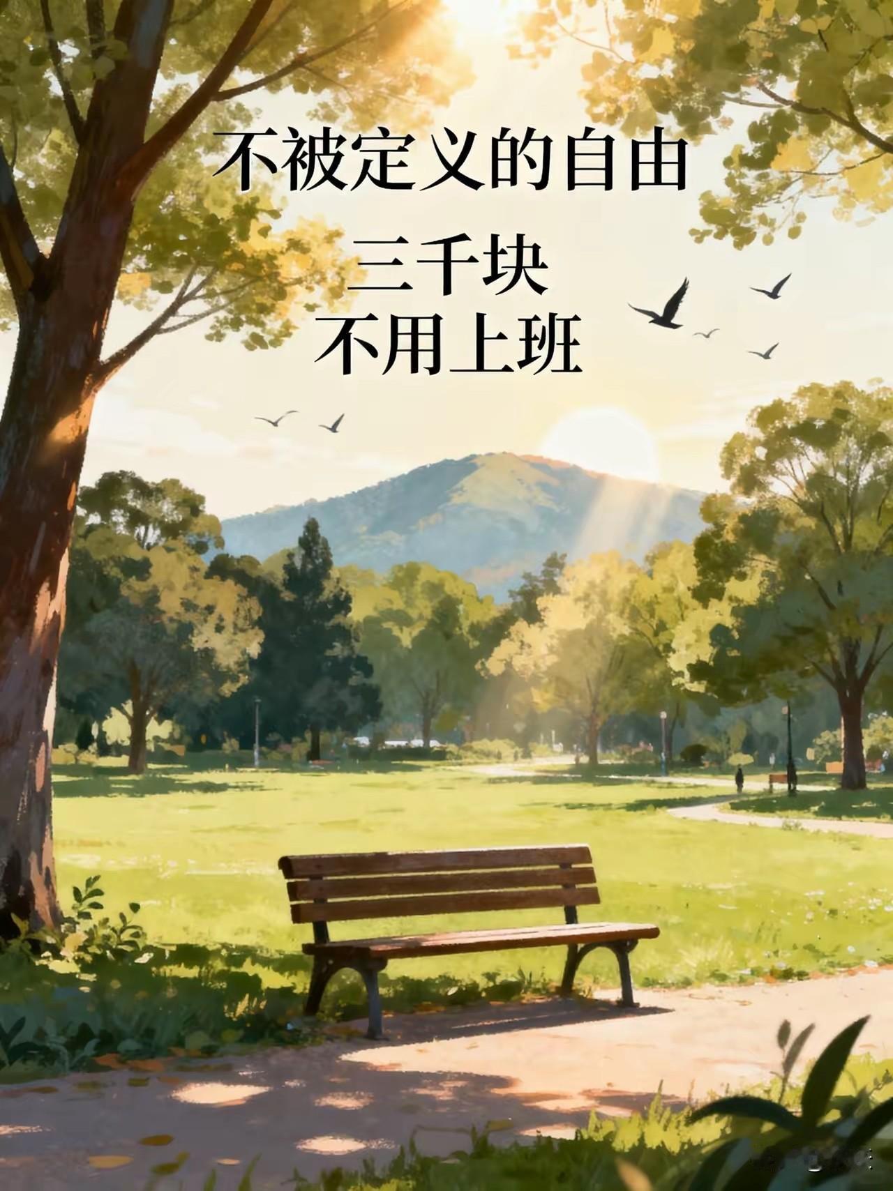 一个很现实的现象：倘若什么活都不用干，天天睡到自然醒，每月还能稳定领到三千块工资