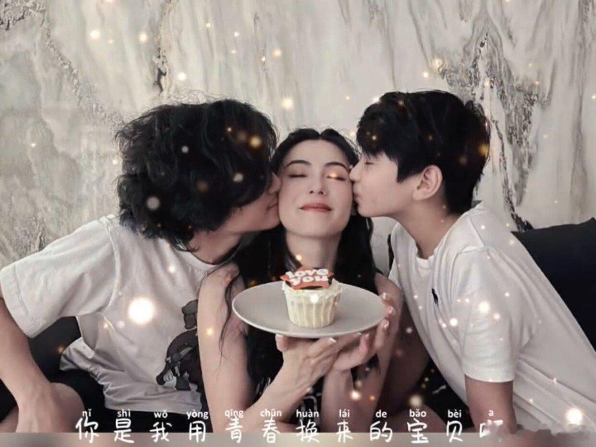 谢贤把家庭关系处理的非常体面张柏芝和谢霆锋的两个孩子，长子：谢振轩英文名叫 Lu