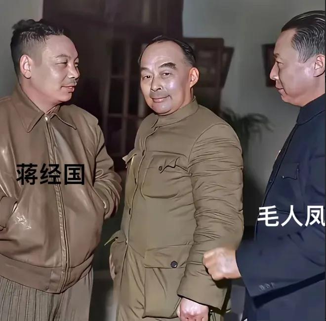 1956年，毛人凤胃癌晚期，蒋经国穿着便装走进病房，想让他去美国那边治病，毛人凤