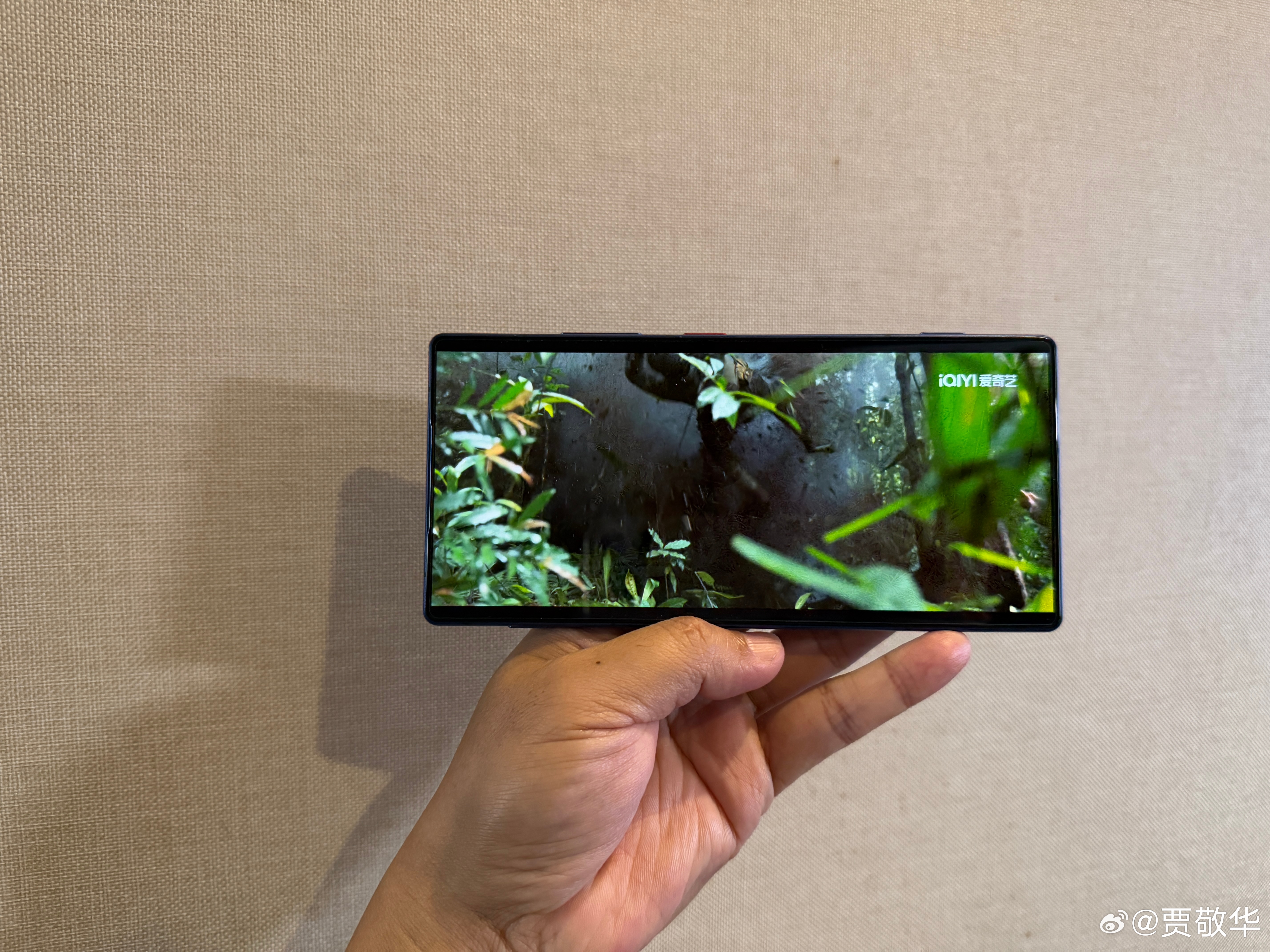 用全面屏手机追剧真的太爽了，没有挖孔破坏完整的画面，黑边也足够的窄。各位好友，你