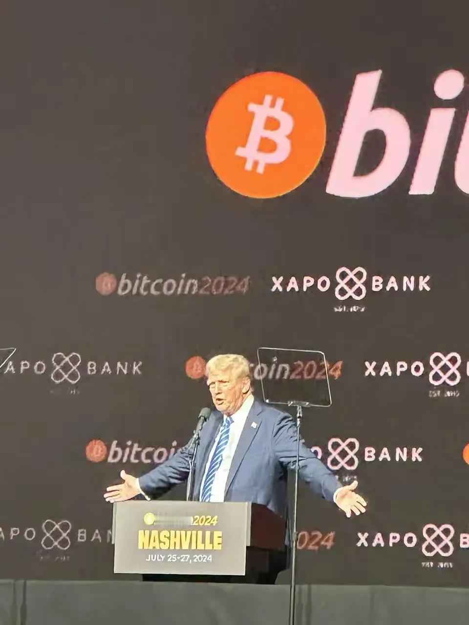特朗普强推比特币，说明他还是有一定改革眼光的。比特币是中本聪在2008年之后，有