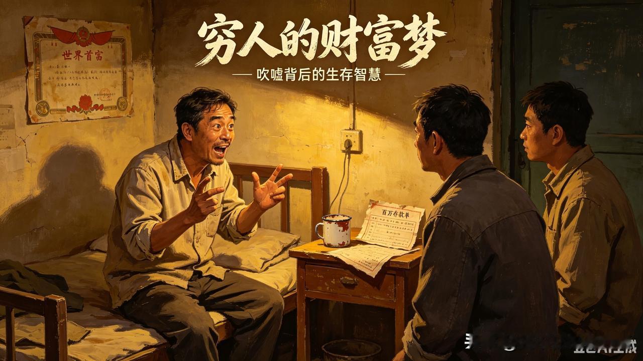 要想知道一个人缺啥，你就看他炫耀啥。
我自己是个穷人，来分析一下我们穷人的心态。