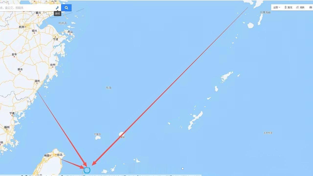 不看地图你做梦都想不到多可怕，这个岛竟然是日本的，还有很多驻军，离日本狗窝一千多