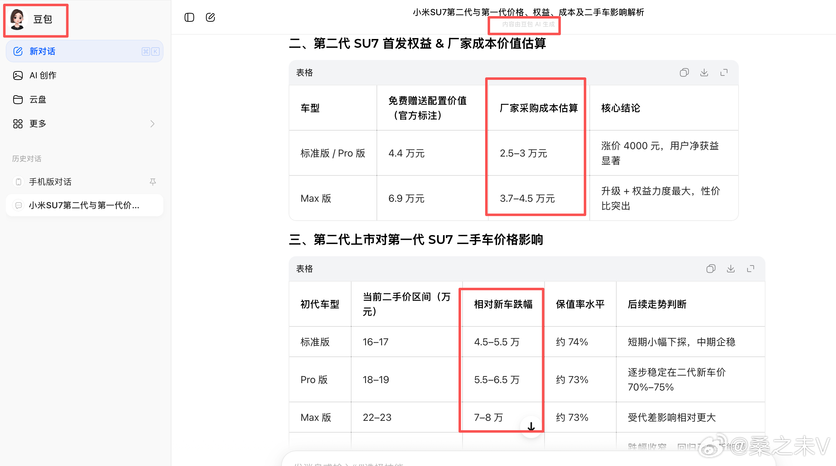 今晚，小米汽车公布第二代SU7售价，比此前公布的预售价格品便宜了0.6-1万元不