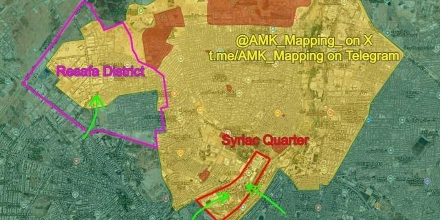 在重炮掩护下，叙利亚新政权军队（前称HTS）对阿勒颇北部由SDF控制的库尔德地区