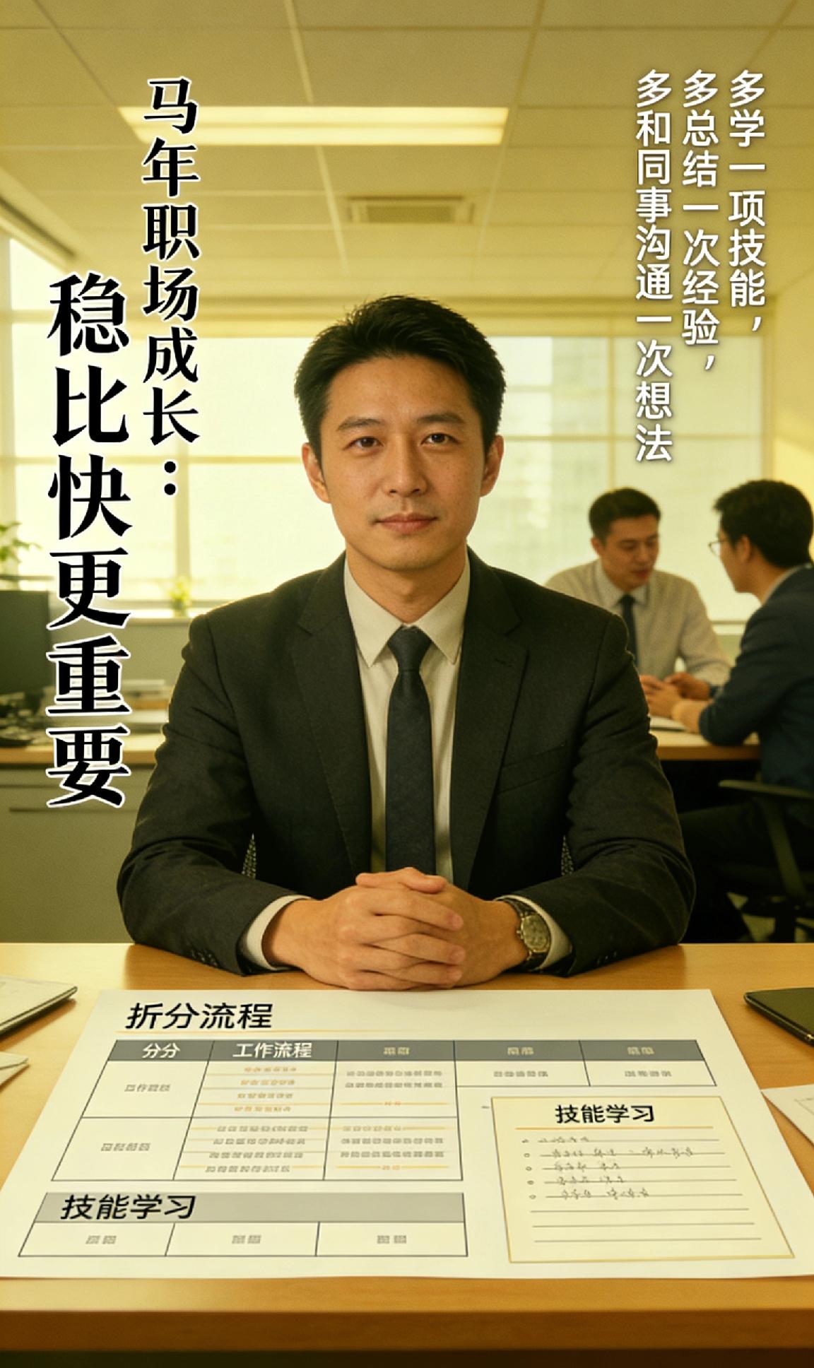 职场人马年成长：稳比快更重要
 
马年职场感悟
马年开工后，身边不少同事都在焦虑