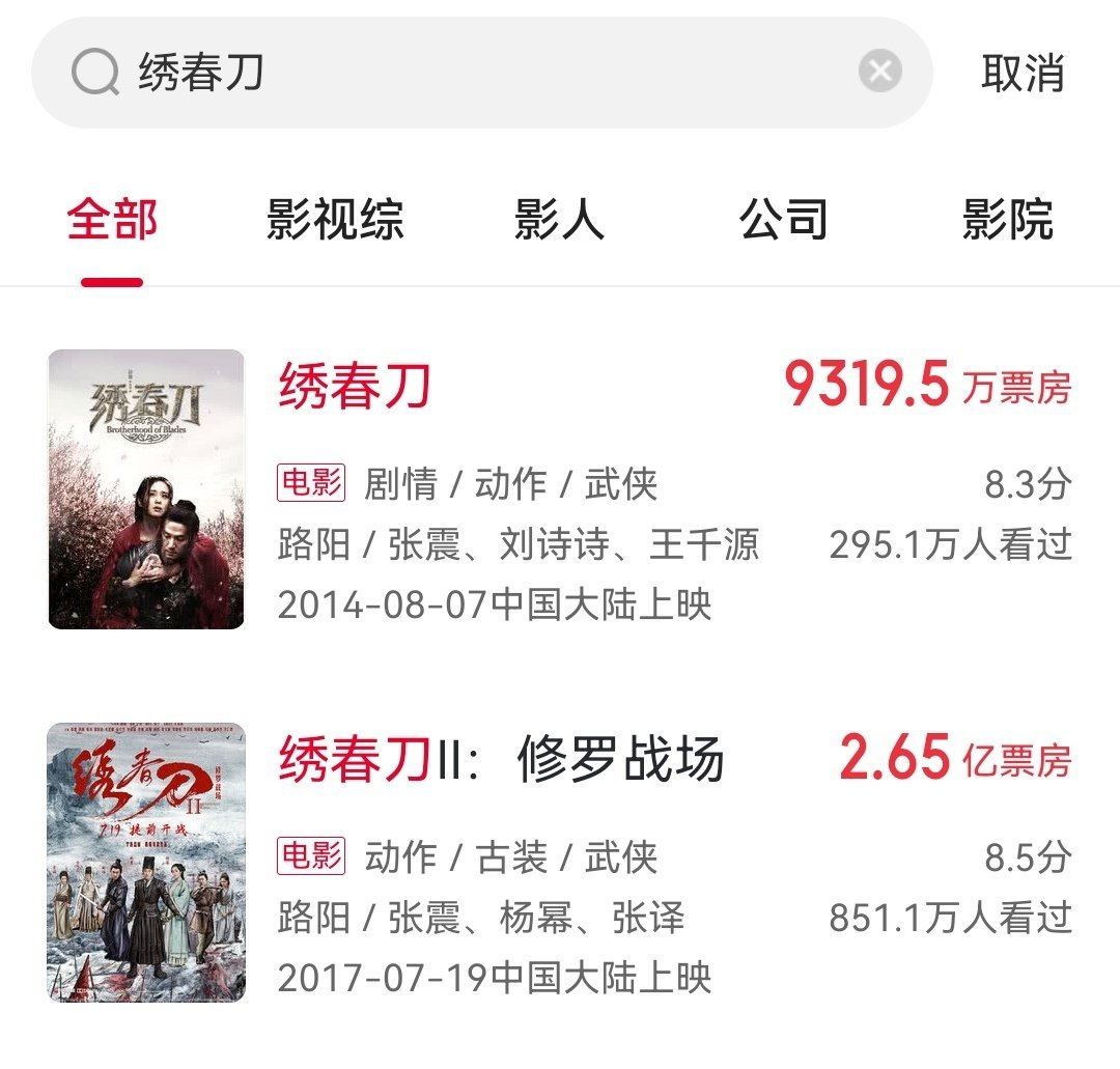 路阳要拍绣春刀3了，目前武侠片式微的情况下，武术指导和导演如果没有两把硬刷子，以