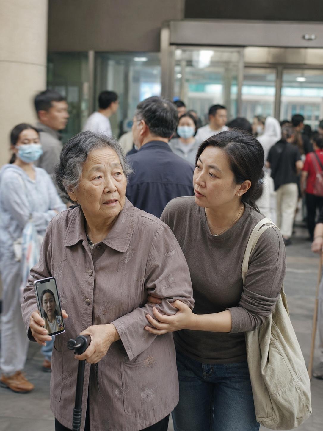 花钱请人陪爸妈看病，最怕他啥都敢替你做主。

工作请不了假，老人又看不清楼层和单